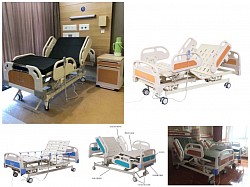 Hospital beds for hospitals, home use - electric and manual controls.