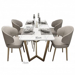 Extendable dining table 4 seater