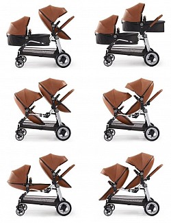 Twin baby strollers