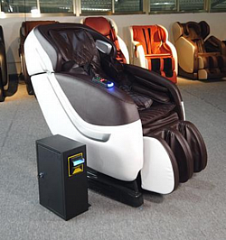 Massage chair : Commercial use with external coin and notes box