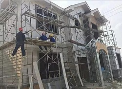 Building application after light steel frames