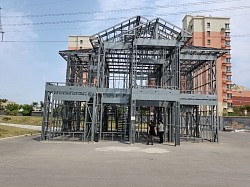 Reinforced steel structure