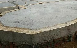 20cm-30cm concrete foundation recommended before light steel structure installation